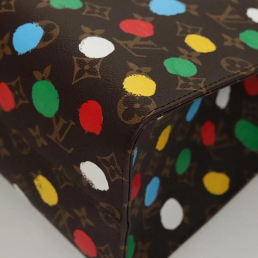 LOUIS VUITTON Monogram Painted Dots On the Go MM Bag M46379 LV Auth BA1048SM - Picture 3 of 16